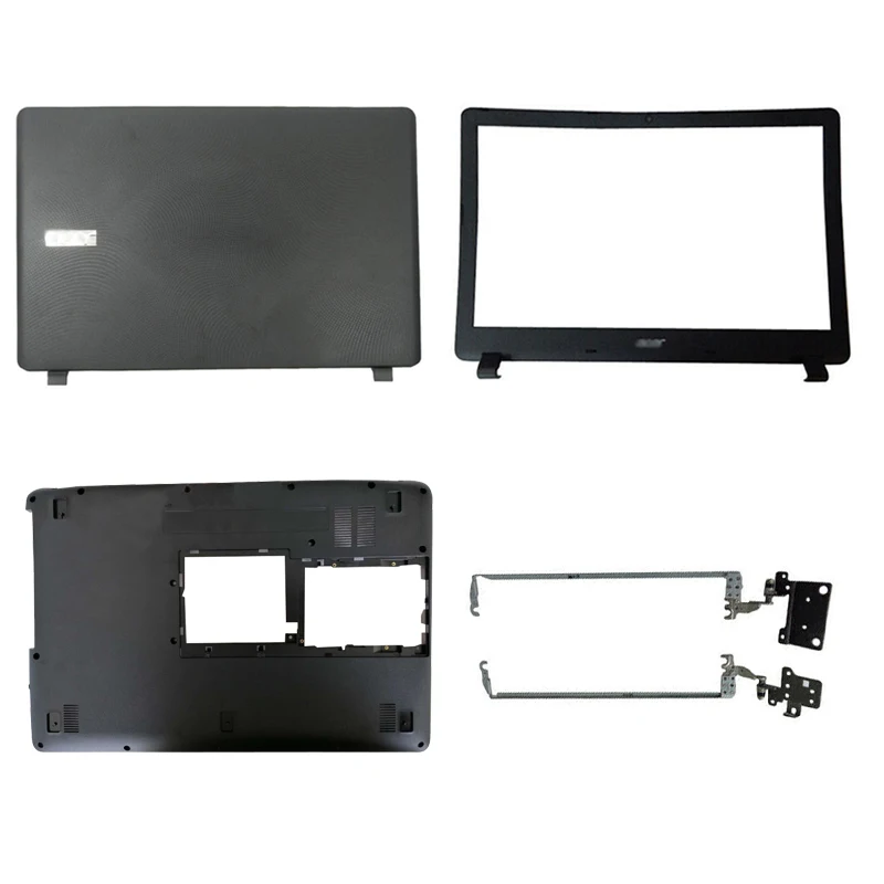 

New LCD Back Cover/ Front bezel/LCD hinges/Bottom Case For Acer Aspire ES1-523 ES1-533 ES1-532 ES1-572 Series Laptop Top Case