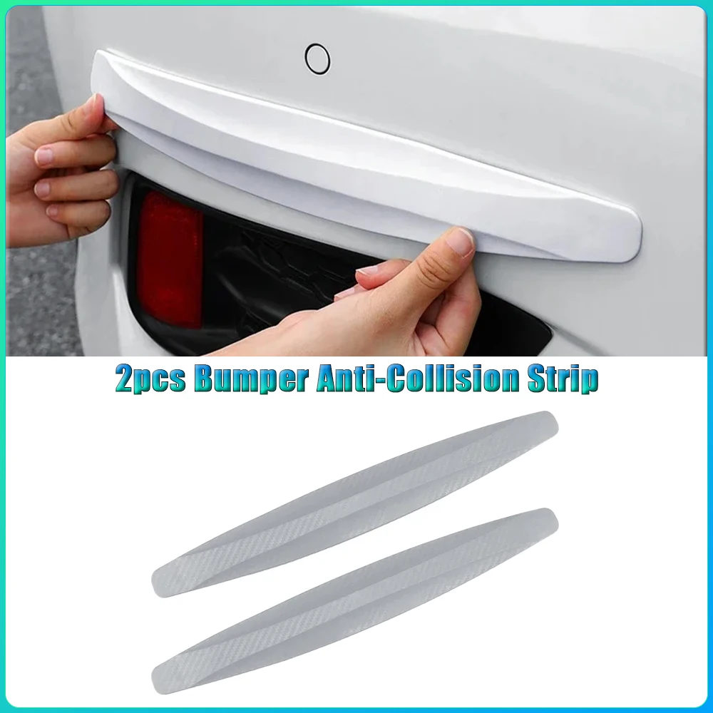 

Universal for Cars SUV Pickup Truck 2pcs Bumper Anti-Collision Strip, Anti-Scratch Strip, Car Decorating Trim Car Door Protector