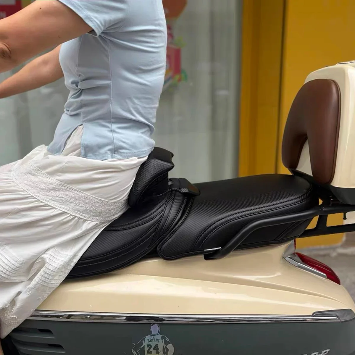 Motorcycle accessories seat cover modified seat cover lumbar support Custom Fit For Peugeot Django 150 Victoria 150 NF150T-3A