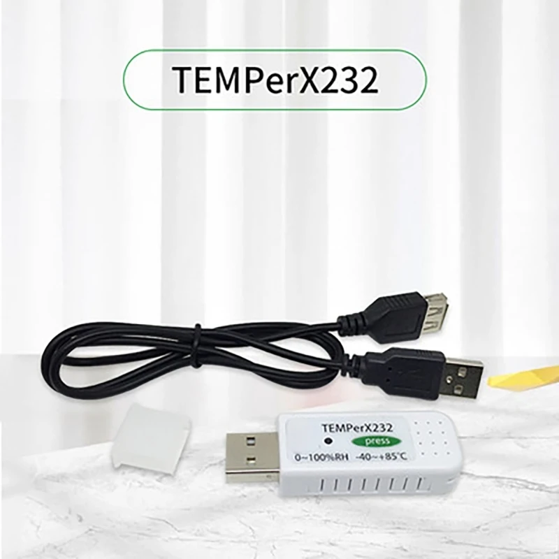 USB Temperature Humidity Meter External Probe Email Alarm Data Storage Data Acquisition Loggers Secondary Development