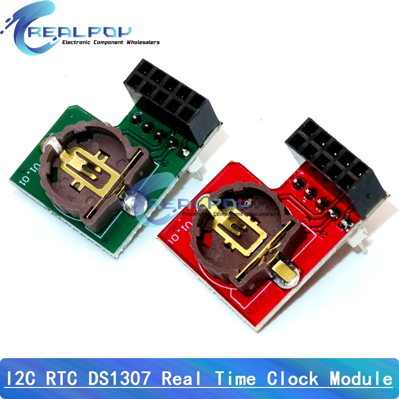 DS1302 / DS1307 / PCF8563 / DS3231 AT24C32 I2C IIC Memory 3.3V-5V Real Time Precision RTC Clock I2C Module DS3231SN for Arduino