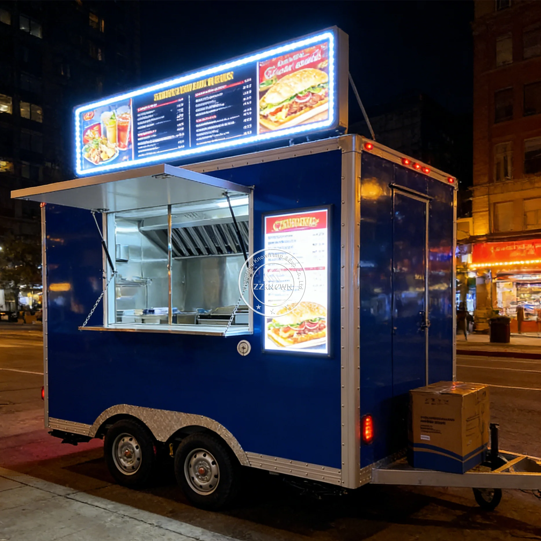 

Mobile Kitchen Truck Pizza Catering Mobile Kitchen Concession Vending Trailer Mobile Kitchen Food Trailer Fully Equipped