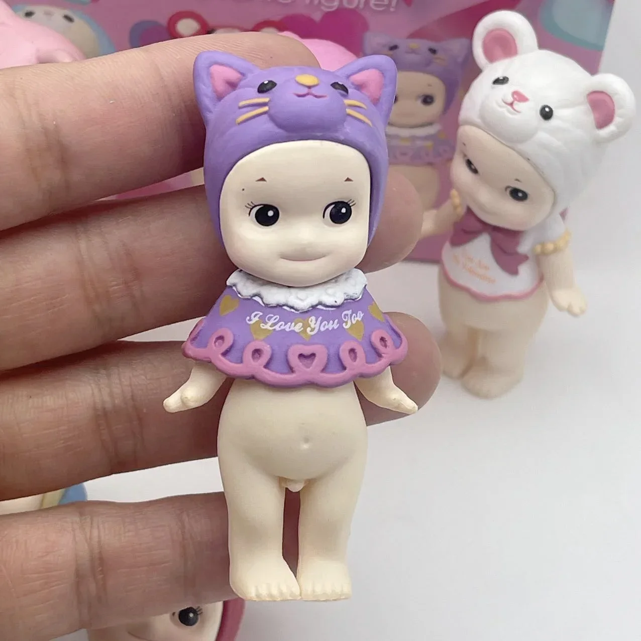 소니엔젤 오너먼트 귀여운 인형 팬 애니메이션 미니 피규어 2017 발렌타인데이 시리즈 랜덤박스 애니메이션 피규어 생일 선물 장난감