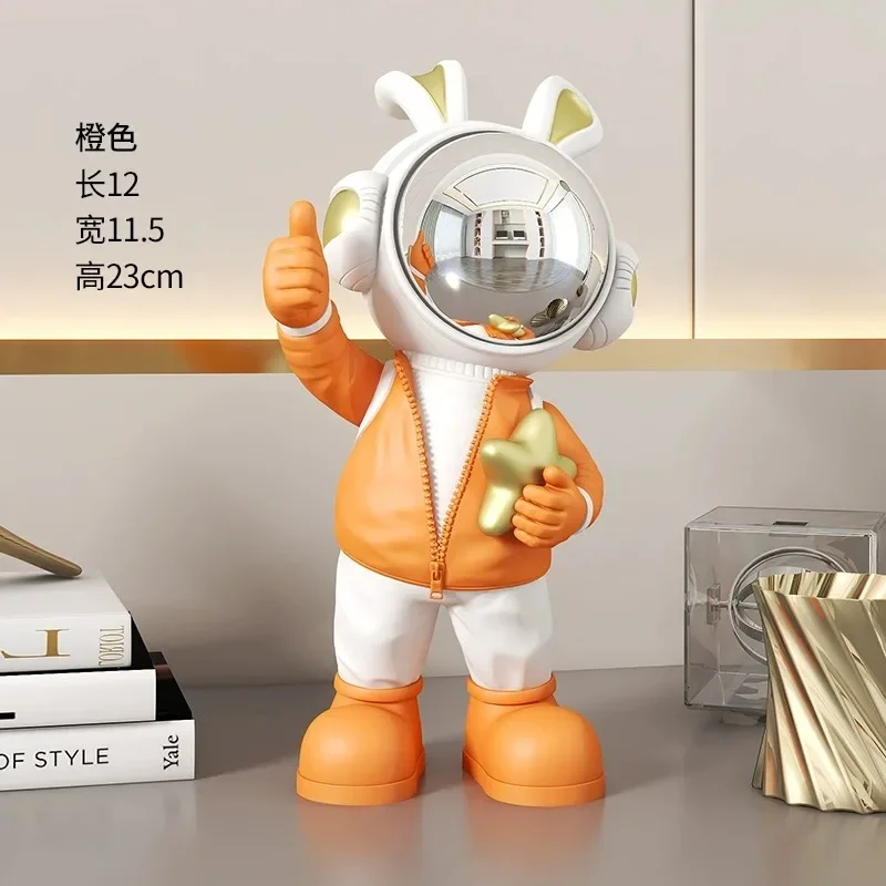 Vitality Orange Like Astronaut Series Living Room Decoration Home Decoration TV Cabinet Office Desk Astro Decoration