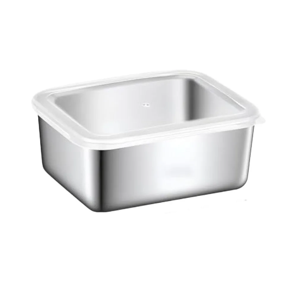 12pc 316 Stainless Steel Food Storage Containers with Lids for Healthy Meal Planning and Refrigerator Organization