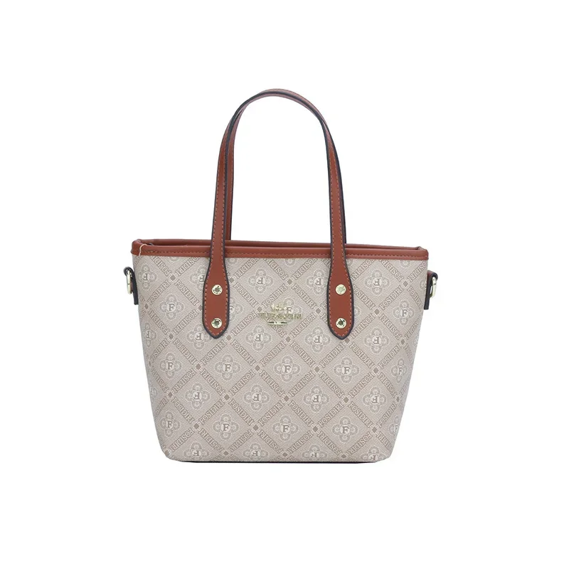 2025 ¡Nuevo! Bolso de mano de color contrastante de lujo ligero de alta gama |   Diseño de hombro portátil para mujer