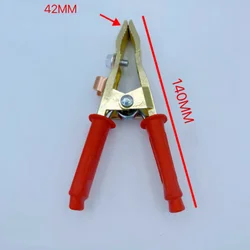 Brass Argon Arc Welding Ground Clip SY-260D With Copper Belt Household Iron Wire Clip Electric Pliers Black And Red Optional