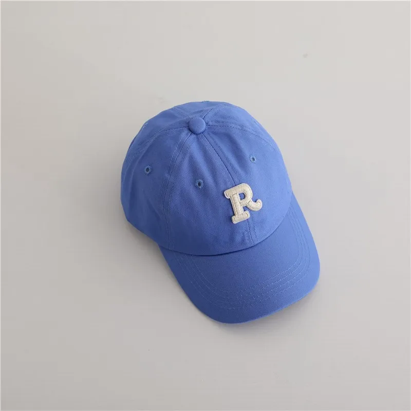 New Summer Fashion Boy Girl Children Letter Embroidery Baseball Caps All-match Baby Cotton Peaked Hat Kids Sunscreen Casual Hats