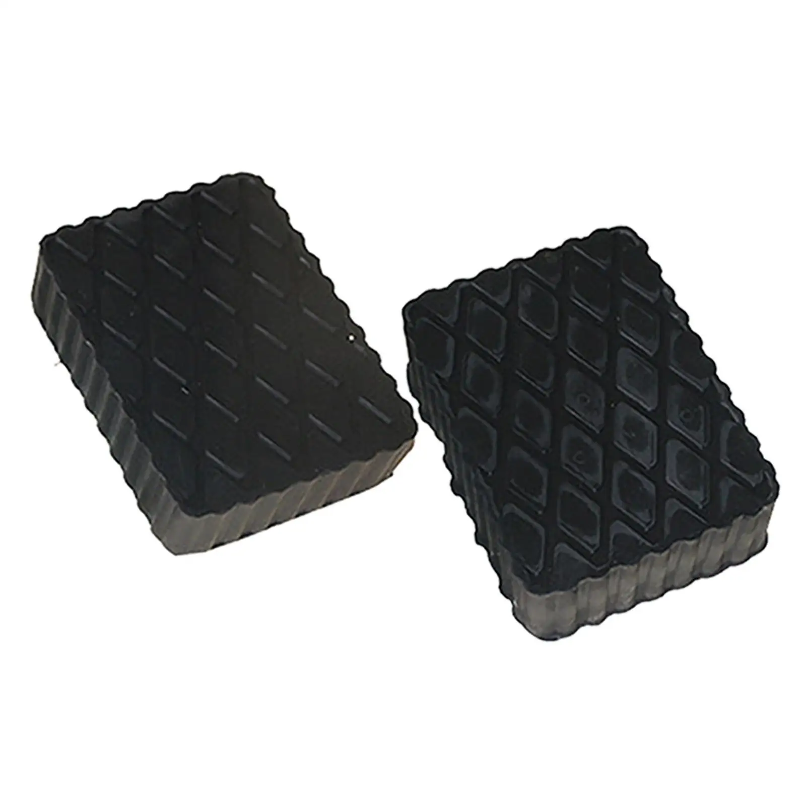 2x Generic Car Jack Pads Rubber Cushions Non-slip Lifting Blocks Auto Lift Supports Thickened Rubber Pads for Rvs Garage