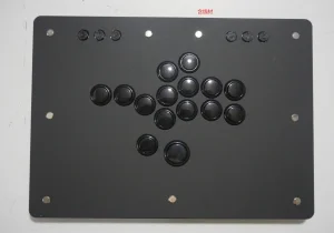 

Magnetic Hitbox Controller With Street Fighter 6 layout Pico board And Sanwa Buttons With Included Cables