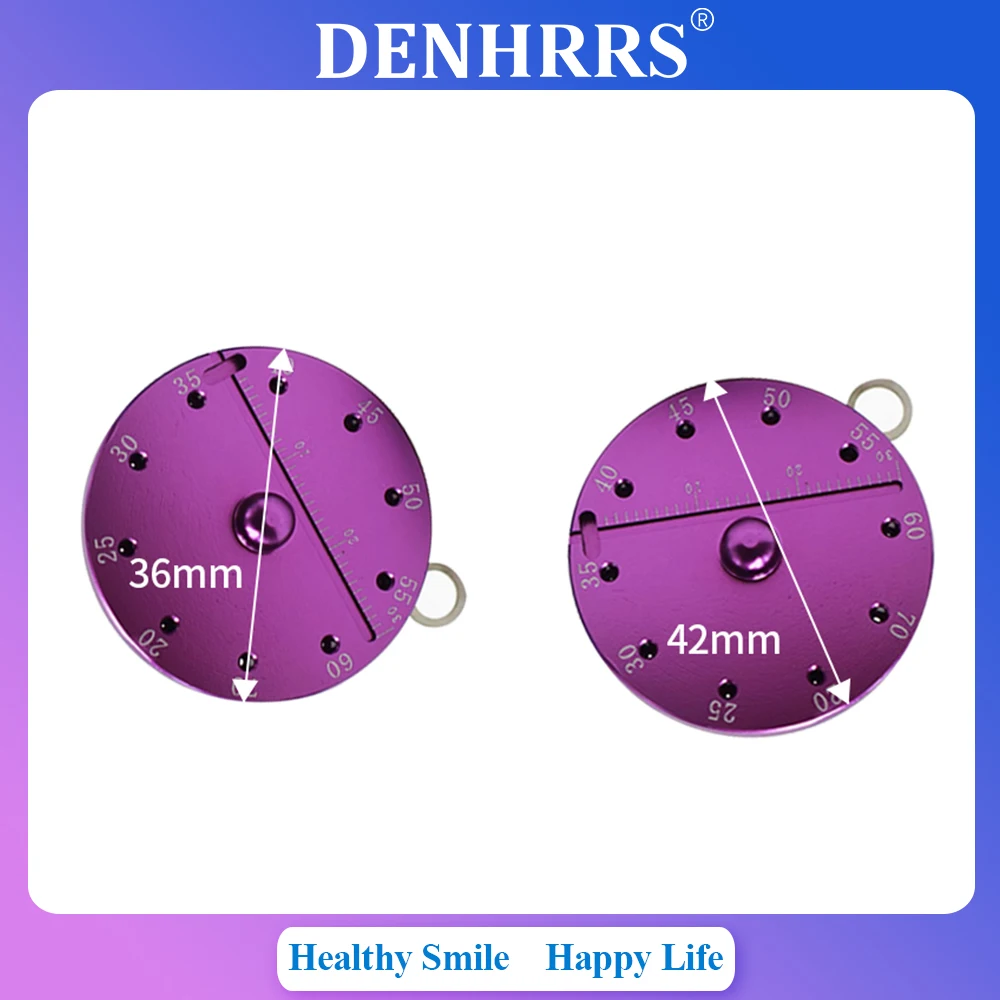 

1Pc Dental Aluminum Gutta Percha Point Cutter Gauge Wheel Measurement Dental Tool