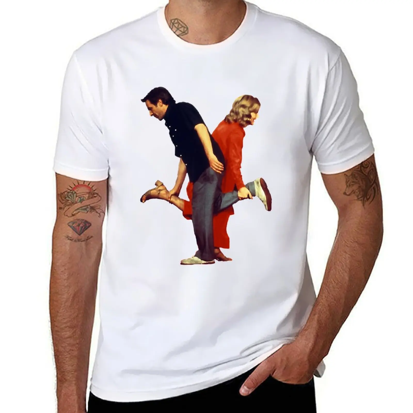 Cassavetes Opening Night Film Gena Rowlands T-Shirt Basic Plain Tee for Spring and Summer