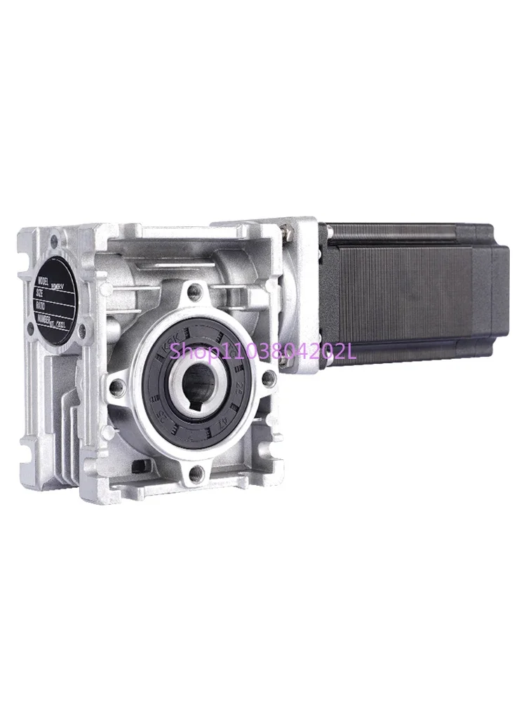 

Turbine Worm Deceleration Stepper Motor 86 Hybrid Two-phase Low-speed High-torque RV40 with Gearbox To Send Worm