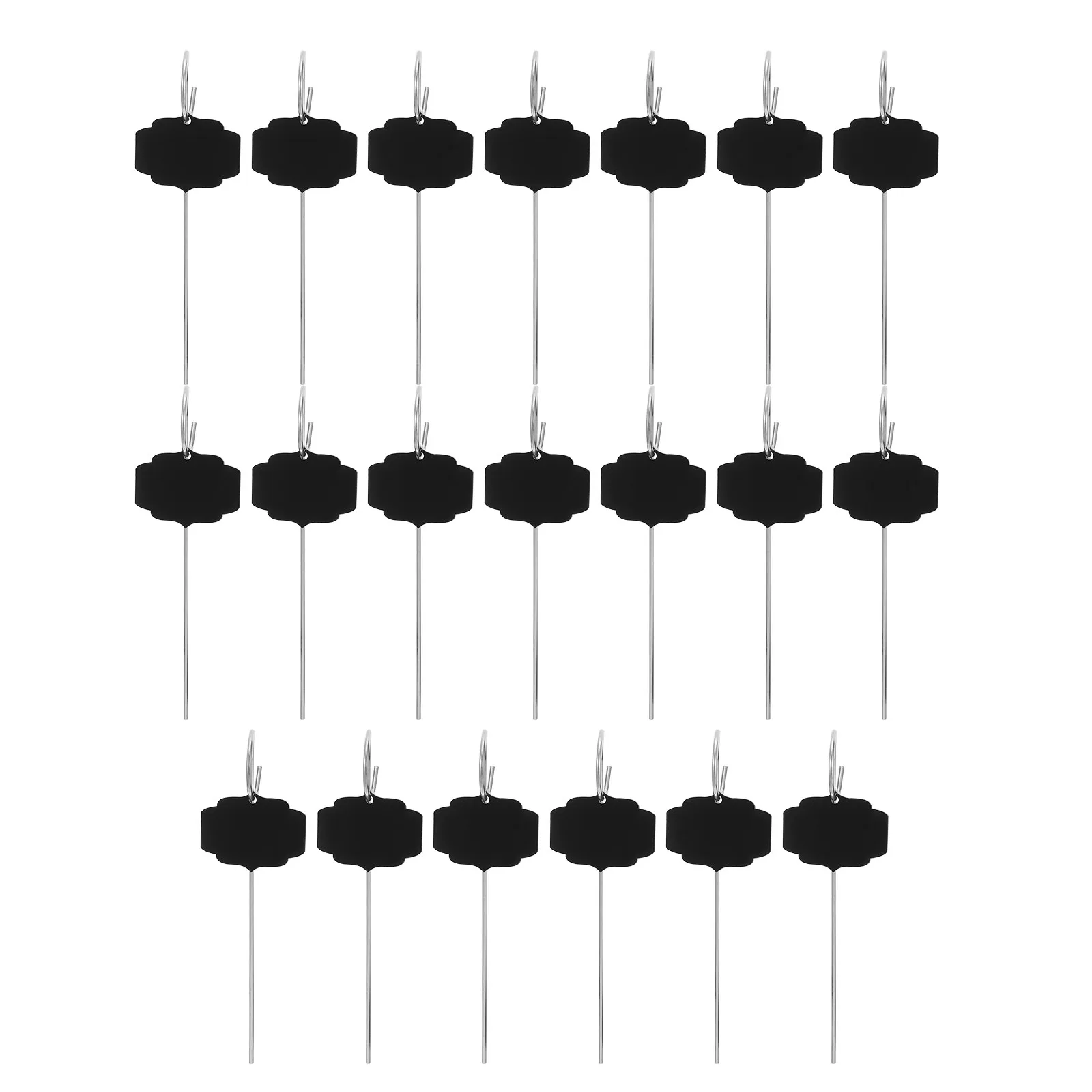 20Sets Sturdy Acrylic Chalkboard Plant Marker Tags Garden Stake DIY Reusable Gardening Labels for Herb Labels Vegetable