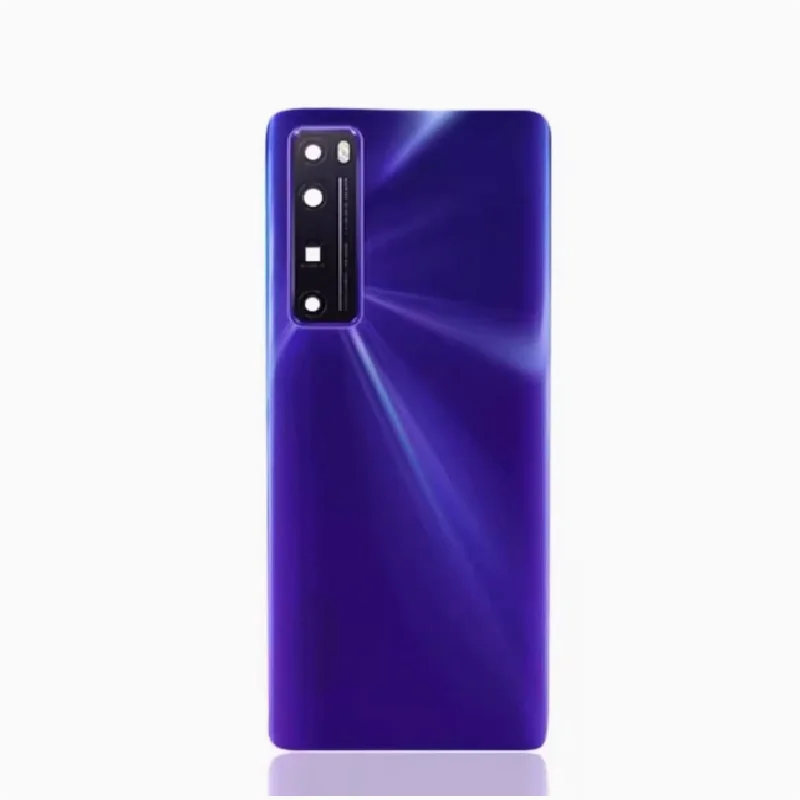 Carcasa trasera para Huawei Nova 7 Pro JER-AN10, cubierta de batería de vidrio de 6,57 pulgadas, reparación de puerta trasera, funda trasera de teléfono con lente de cámara