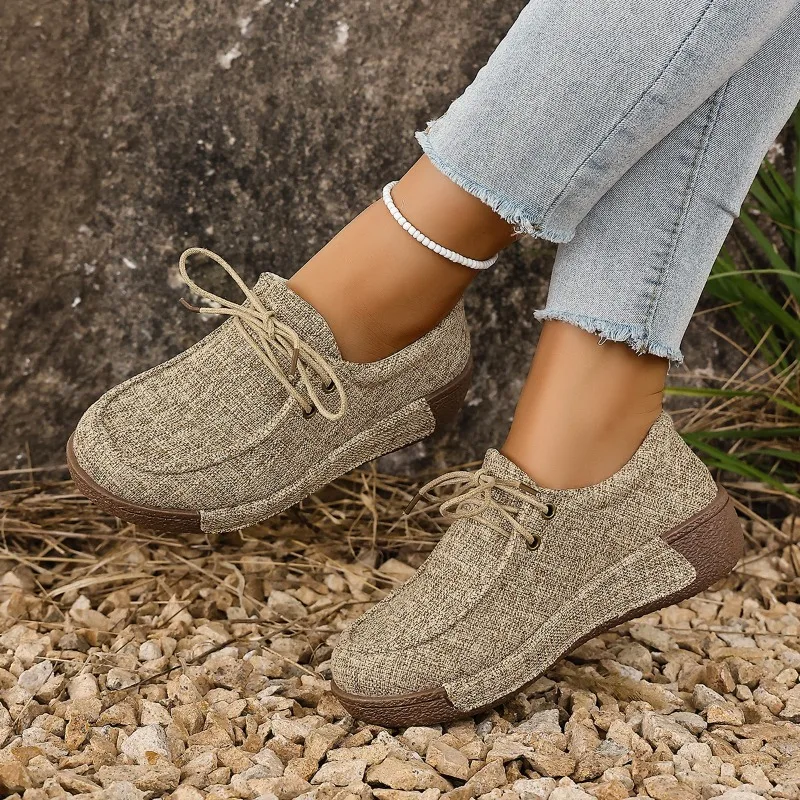 2026 New Women's Sneakers Platform Casual Outdoor Walking Design Vulcanized Shoes Fashion Female Footwear Женская Обувь view 2
