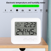 LCD Electronic Digital Thermometer Hygrometer Indoor Outdoor Temperature Humidity Monitor Weather Station For Home