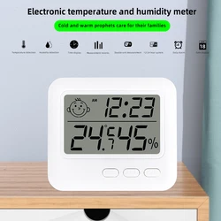 LCD termometro digitale elettronico igrometro Indoor Outdoor temperatura umidità Monitor stazione meteorologica per la casa