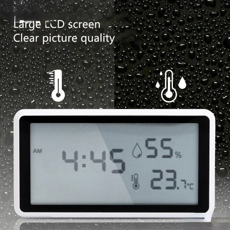 Xiaomi Deli Elektronische Thermometer Hygrometer Weerstation Hoge Precisie Met Tafelklok Slimme Elektrische Digitale Thermometer