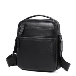 100% genuine leather men's shoulder bag fashion messenger bags men bolsos male crossbody bags Cowhide man's handbag sling bag