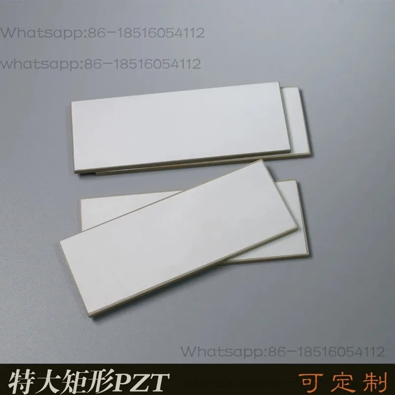 (1pcs)PZT piezoelectric ceramic strip rectangular underwater acoustic sensor sensing piece