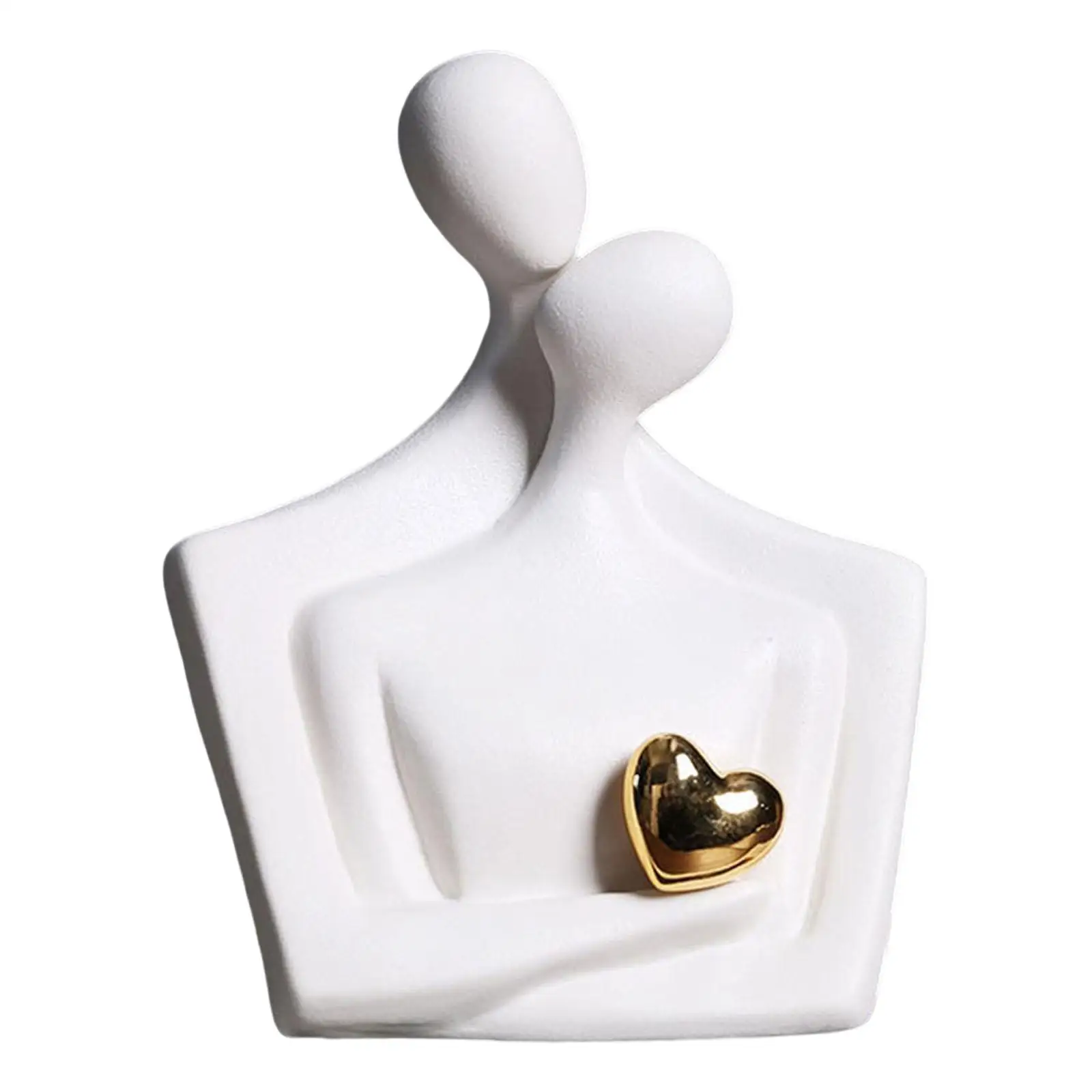 Abstract Couples Sculptures Romantic Crafts Creative Ornament Passionate Lover