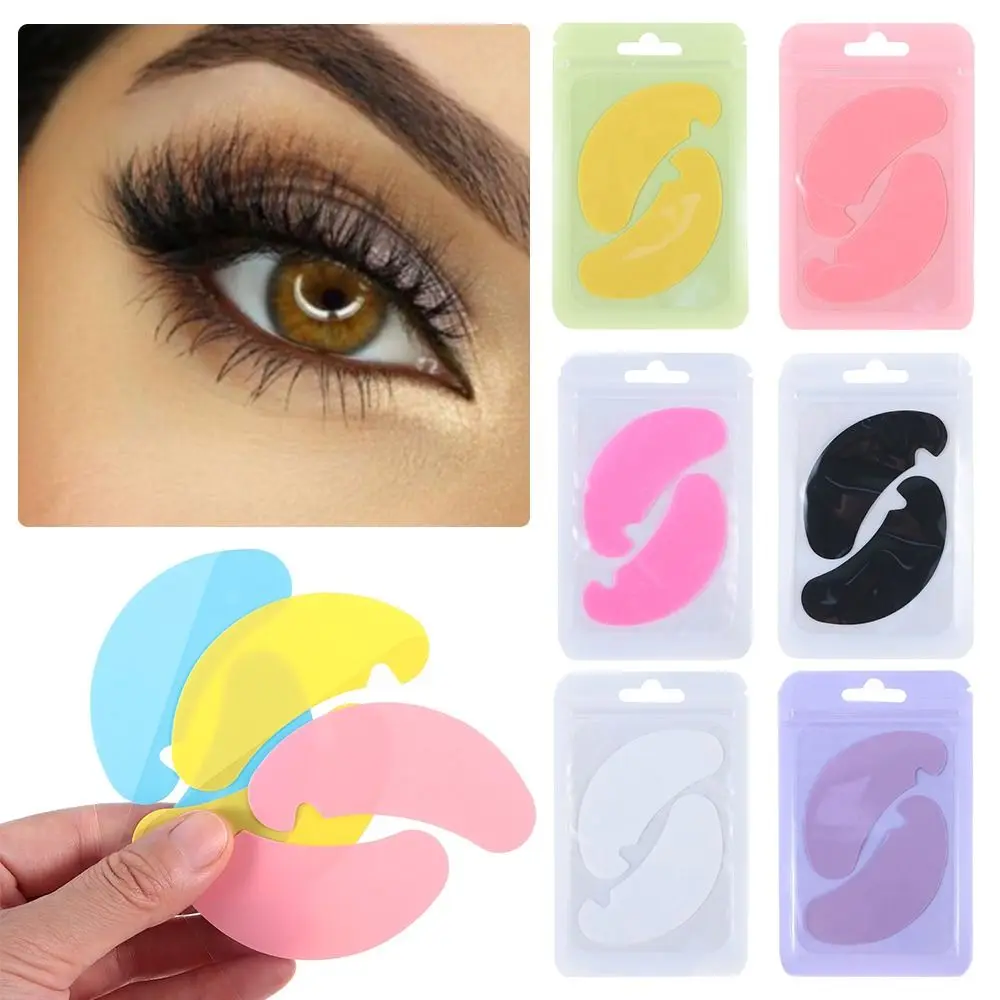 Accesorios de maquillaje de silicona, almohadilla aplicadora de permanente de pestañas, parche de silicona reutilizable, extensión de pestañas, herramienta de belleza de maquillaje