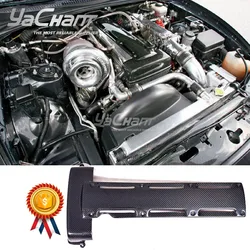 Car-Styling CF Carbon Fiber MK4 2JZ-GTE Engine Cover Fit For 1993-2002 Toyota Supra