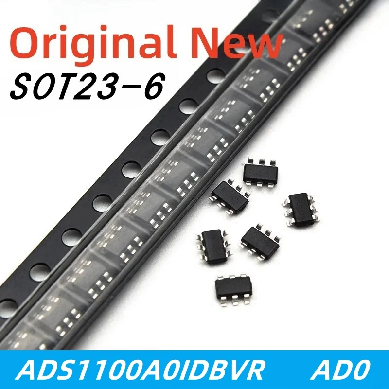 10pcs 100% New ADS1100A0IDBVR ADS1100A0 ADS1100 AD0 SOT23-6 Chipset