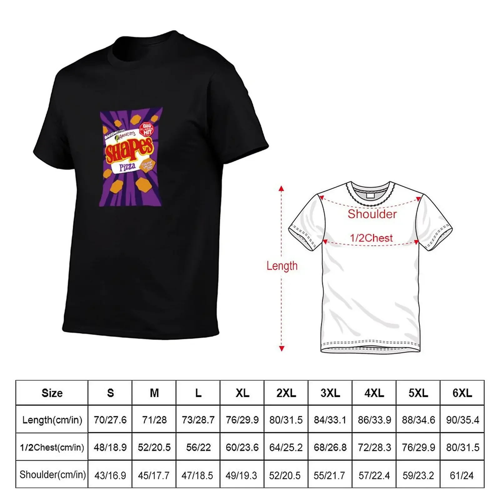 Shapes - Pizza Flavour T-Shirt blanks oversized graphic tee customs plus sizes t shirts for men graphic