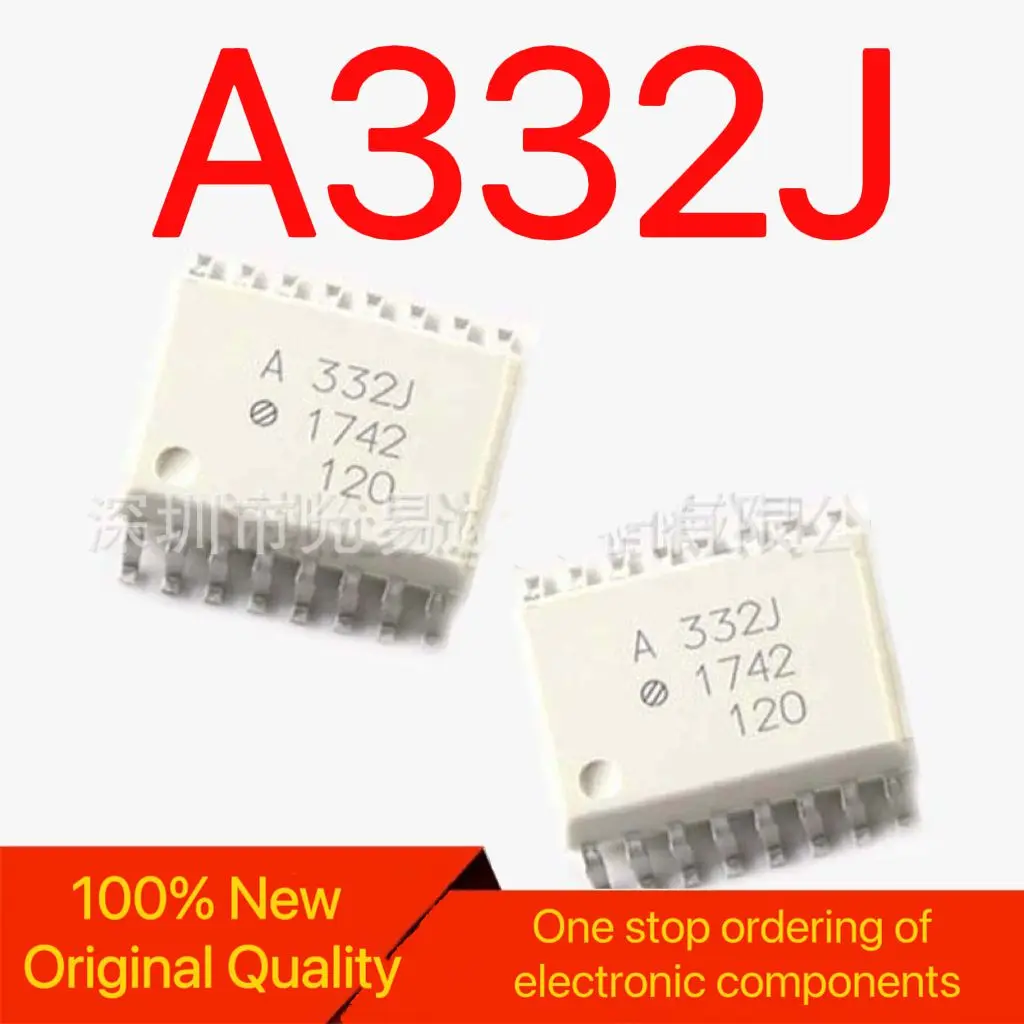 【5PCS】New A332J HCPL-332J HCPL-A332J SOP-16 SMT Optocoupler ACPL-332J