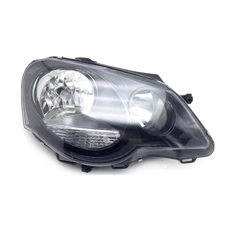 White Black Front Bumper Headlight Fog Light Head Light Lamp Type Headlight Assembly For VW POLO 9N3 2006 2007 2008 2009 2010