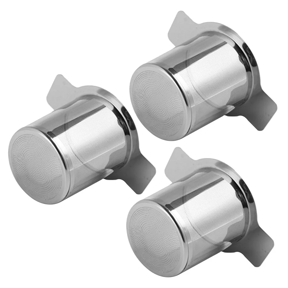 

3Pcs Stainless Steel Tea Infuser Mesh Strainer Easy to Open Fill Clean Suitable for Home Or Restaurant