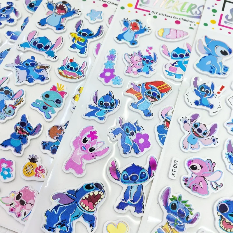 36pcs/lot Kawaii Disney Stitch 3D Stickers Creative Koala Scrapbooking DIY Diary Decorative Sticker Album Stick Label