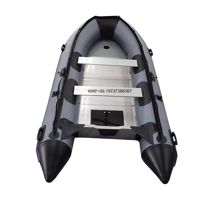 

380 Foldable Aluminum Floor Boat Inflatable PVC Hypalon 6person