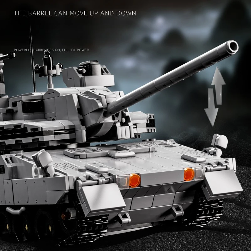 سلسلة عسكرية دبابة قتال اللبنات ألعاب أطفال WW2 سيارات مدرعة MOC الطوب الأسلحة بانزر نموذج الكبار الاطفال الهدايا #4