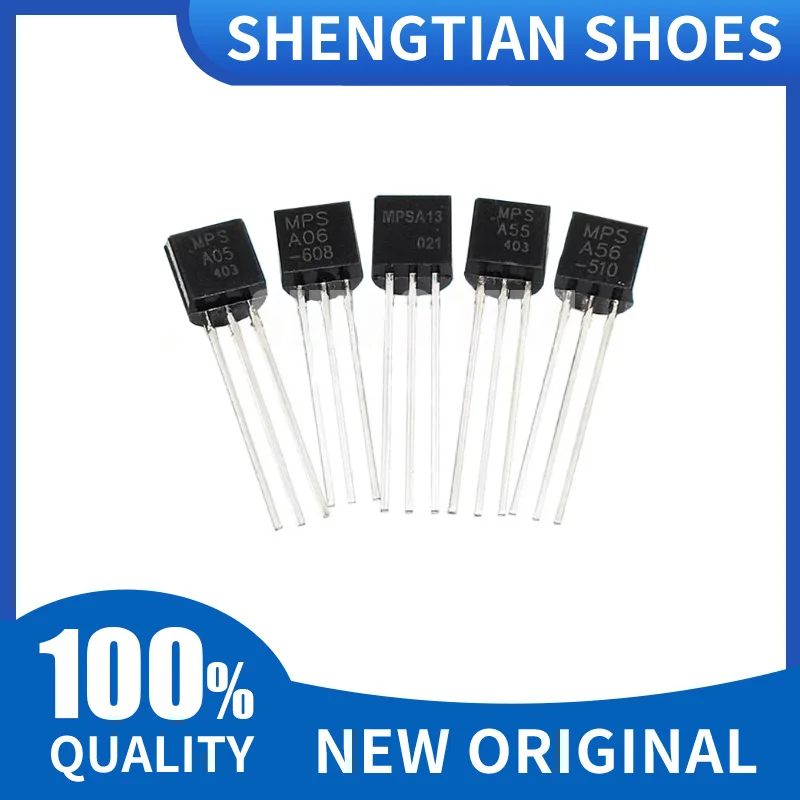 50PCS MPSA06 MPSA13 MPSA14 MPSA18 MPSA42 TO-92 Darlington Triode MPSA44 MPSA56 MPSA92  YXSHENG Original Triode Transistor