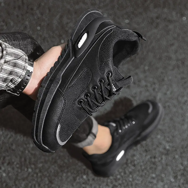 ผู้ชายรองเท้าผ้าใบ2022ฤดูร้อน Breathable น้ำหนักเบาสบายๆกีฬารองเท้าแฟชั่น All-Match นักเรียน Nonslip สินค้ารองเท้า