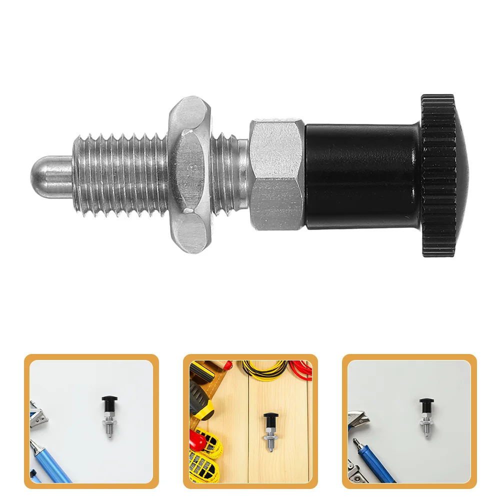 

2Pcs Stainless Steel Self-Locking Spring Knock Plunger for Precision Positioning Automation Equipment Machinery Durable