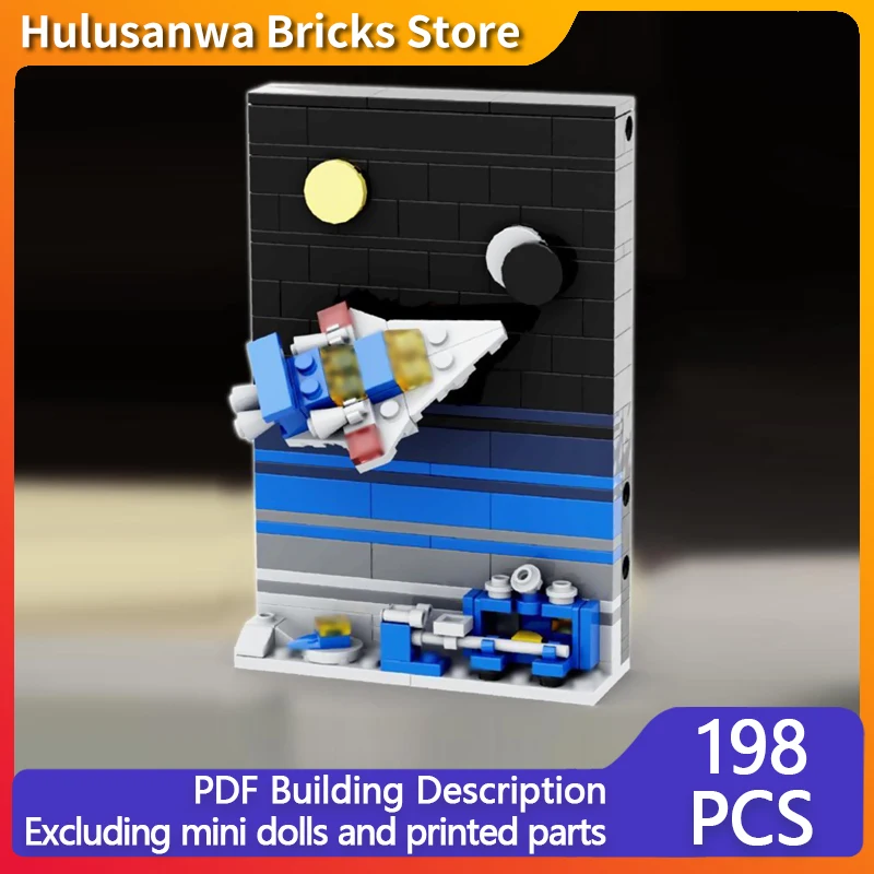 

Маленький космический планер, модель MOC, строительные кирпичи, военное оборудование, модульные технологии, подарки, праздник, сборка, детские игрушки, костюм