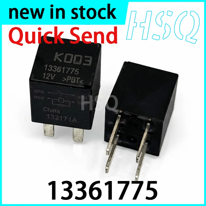 2PCS New K003 13361775 4-pin 12V Relay