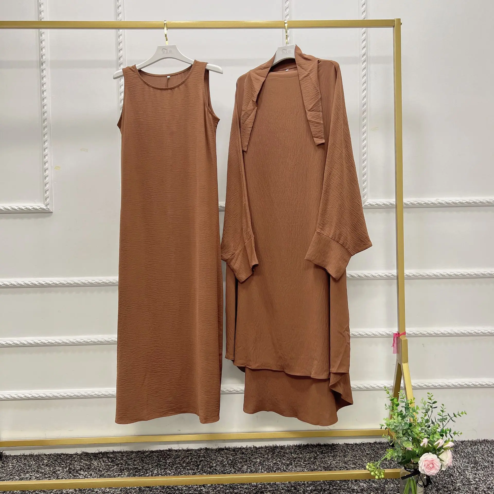 

Eid Abaya, женская одежда из двух частей, Женская юбка в Дубае, женское платье в мусульманском стиле, кафтан, Дубай, платья для Рамадана
