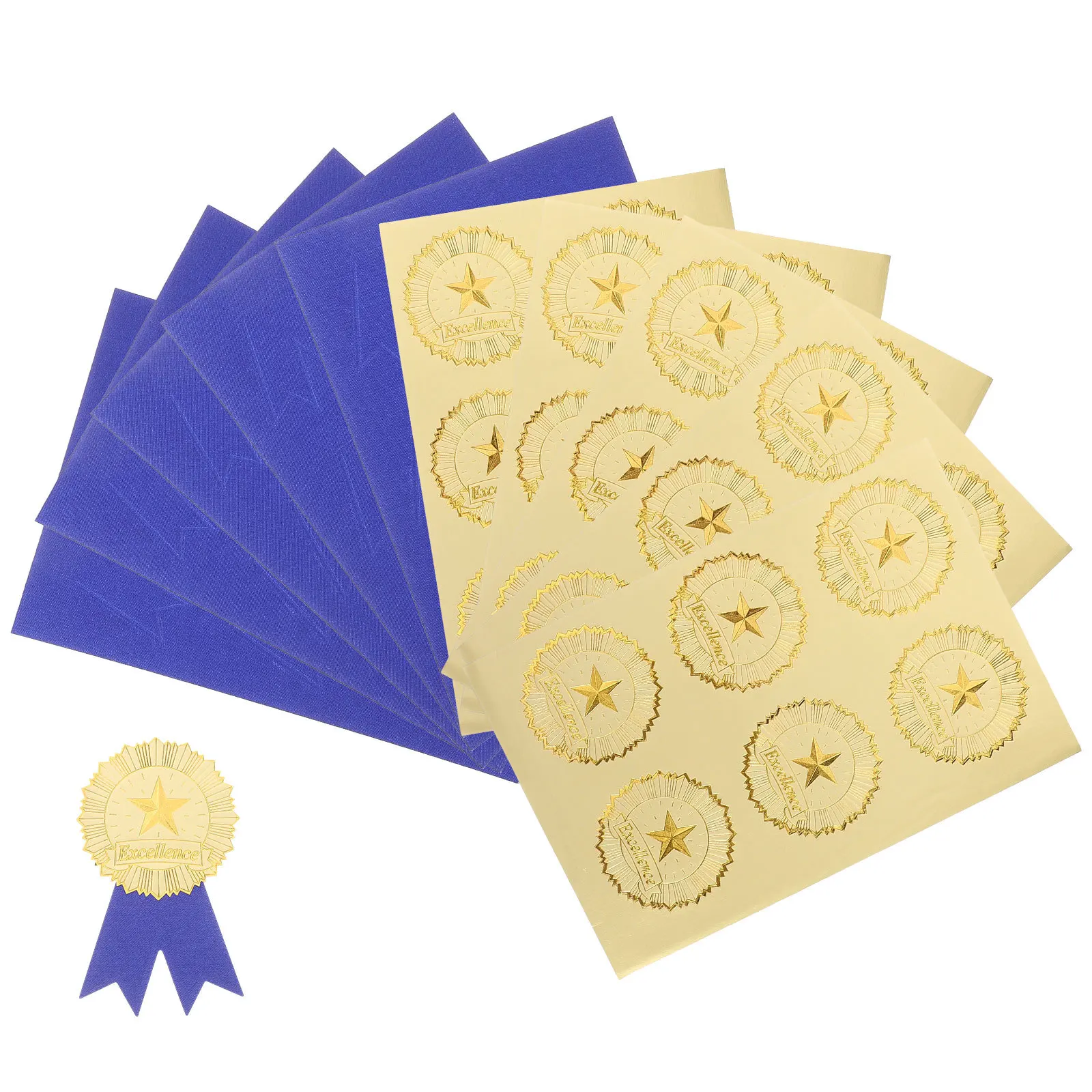 

36Sets Graduation Certificate Supplies Stylish Seals for Diplomas Medals Awards Easy to Apply Adhesive