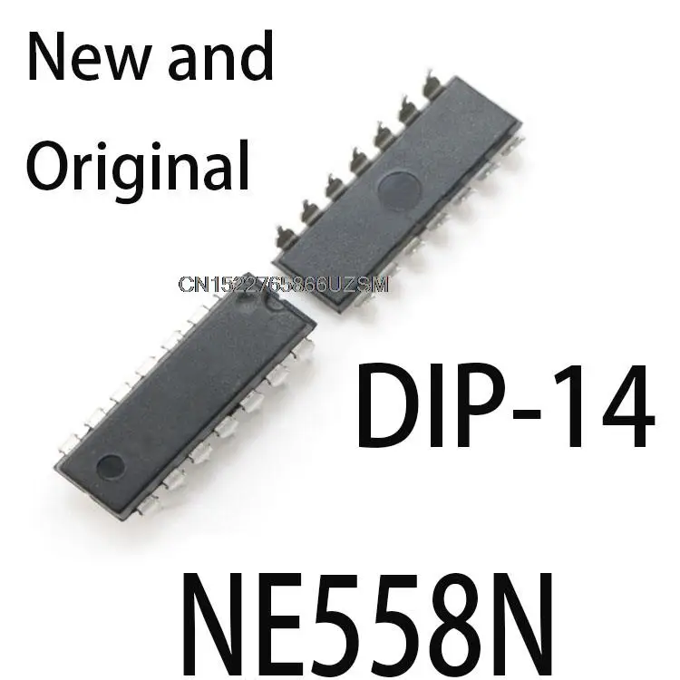 10PCS New and Original DIP14 NE556 DIP 556N DIP-14 NE558 NE556N NE558N