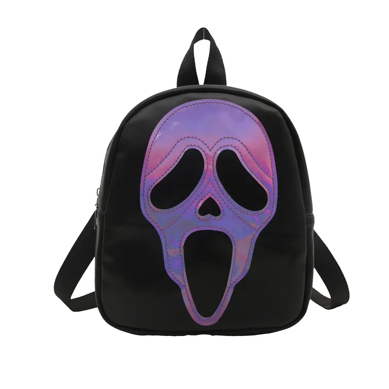 Women's Bag 2025 New Style fashionable and individual skull backpack niche design women's backpack