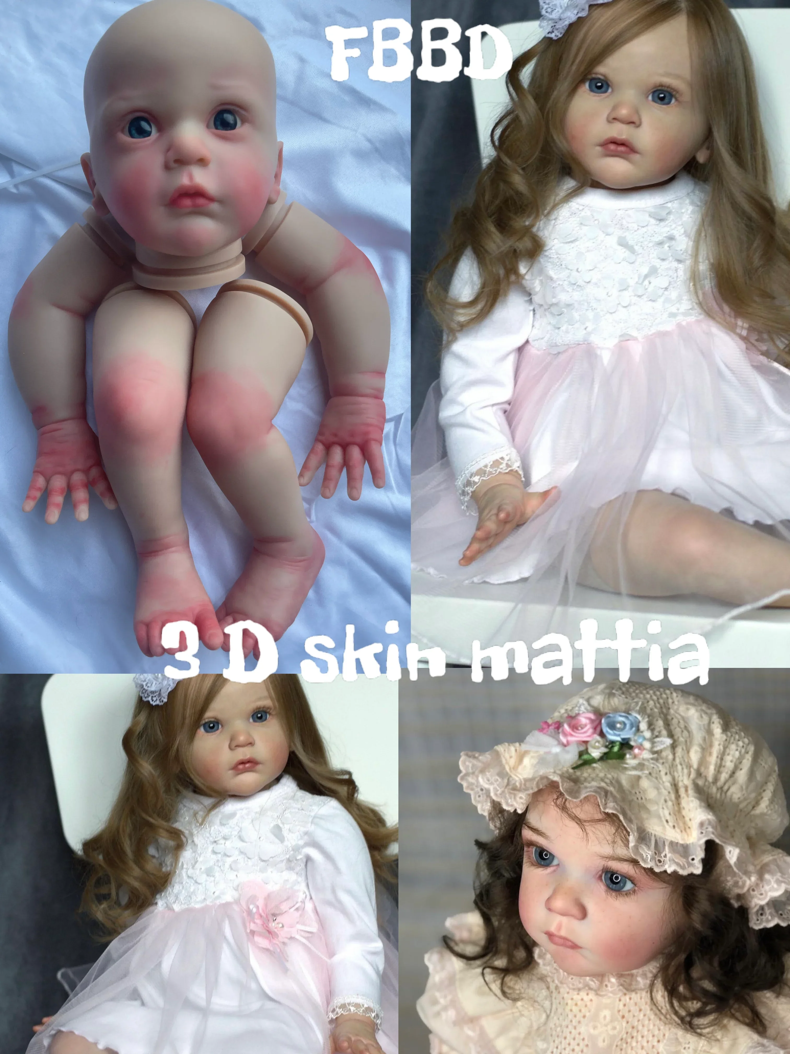

St.Store Artist Collection 24inch Reborn Baby Mattia Skin Doll Lifelike Soft Touch Toys For Children