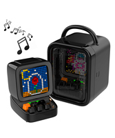 Divoom Ditoo Retro Pixel Art Game Bluetooth Speaker with 16X16 LED App Controlled Front Screen (Black) tronsmart trip 스피커