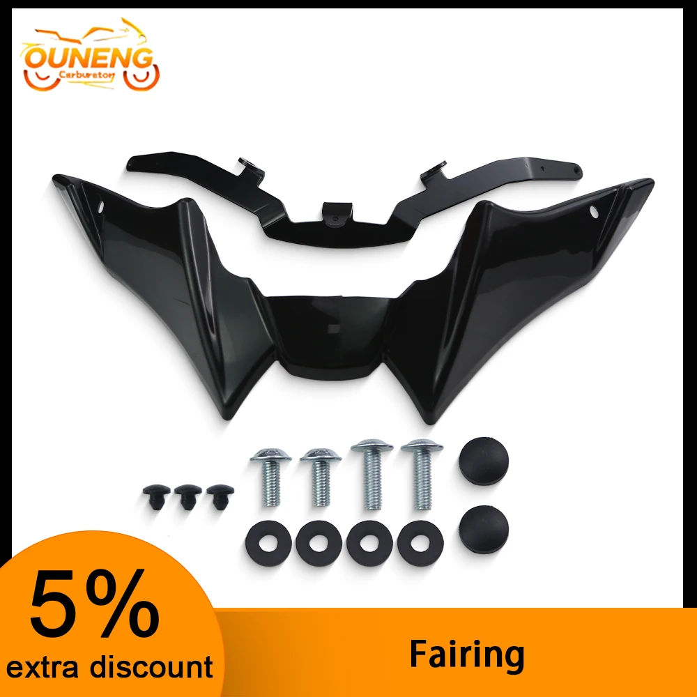 

Fit For YAMAHA MT09 MT-09 2021-2023 Motorcycle Front Spoiler Wing Deflector Fender Extender Cowl