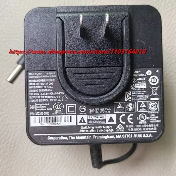 Genuine 20V 2A 1.5A PSM41R-200 PSM40R-200 AC Adapter Switching Power Supply For BOSE SoundLink Air SoundDock Charger