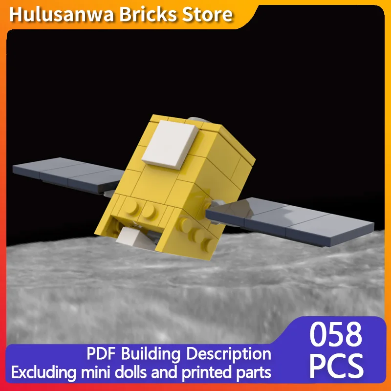 

Лунный трейл-блейзер, модель космического корабля, MOC, строительные кирпичи, военное оборудование, модульные технологии, подарки, праздник, сборка, детский игрушечный костюм